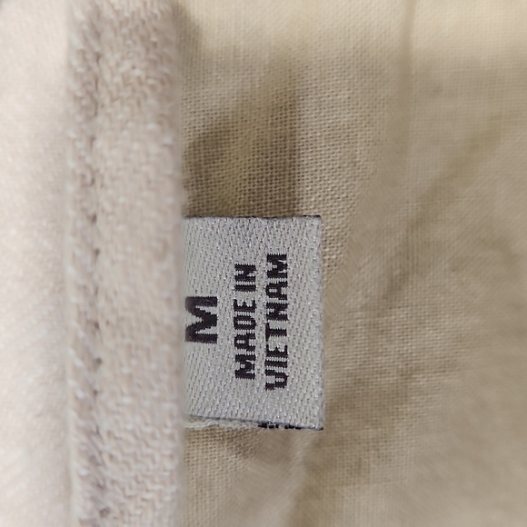 Goodfellow & Co Men's Taupe Patch Pocket Button Front Linen Blend Blazer Size M - Picture 15 of 16